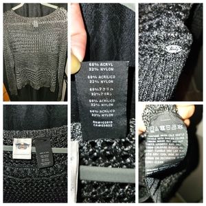 Harley Davidson Pewter gray sweater